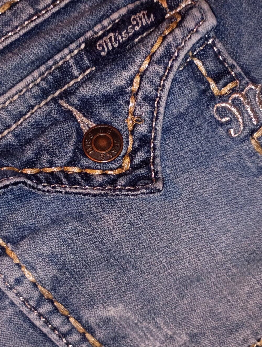 Miss Me Denim Jean Shorts 29 9 Distressed - Picture 4 of 5
